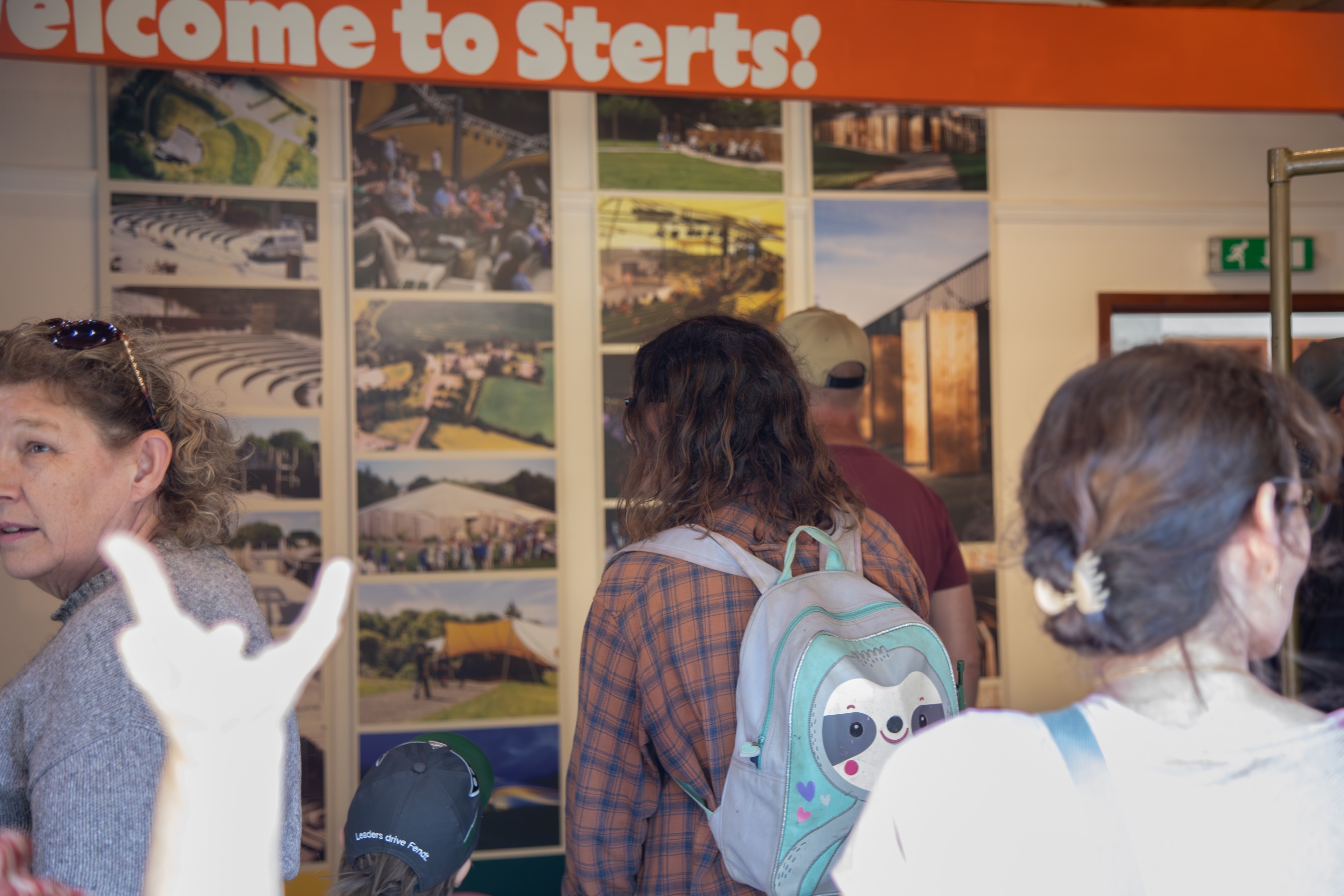 Artwork on display in the Sterts exhibition gallery